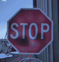 对抗性停车标志