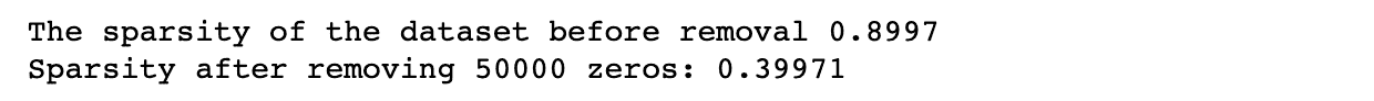 最佳稀疏数据机器学习模型
