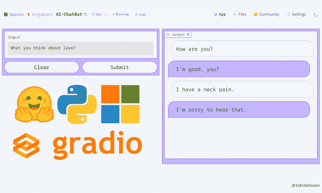 用 Hugging Face 和 Gradio 在 5 分钟内构建 AI 聊天机器人