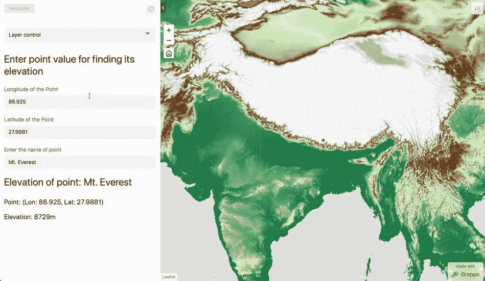 使用 Google Earth Engine 和 Greppo 在 Python 中构建地理空间应用