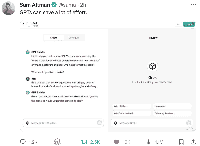 使用 ChatGPT 的 GPTs 创建你自己的 GPTs！