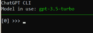 ChatGPT CLI: 将你的命令行界面转变为 ChatGPT