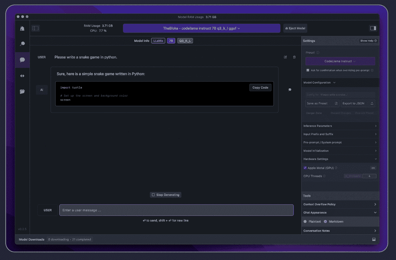 在 LM Studio 中本地运行 LLM