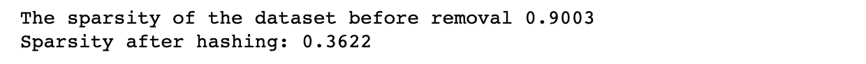 最佳稀疏数据机器学习模型