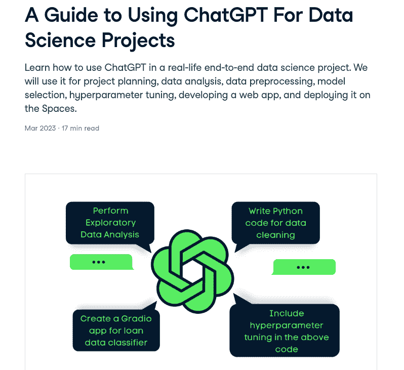 7 个适合初学者的 ChatGPT 项目