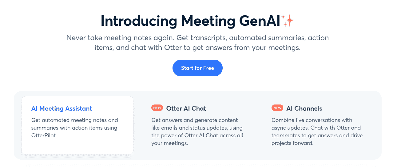 Meeting GenAI