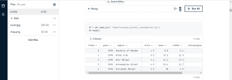 DataCamp 工作区