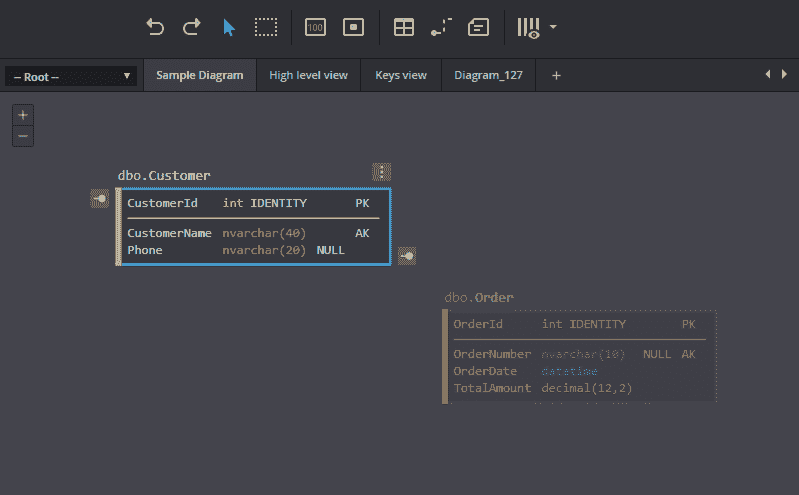 SQL 模式可视化工具