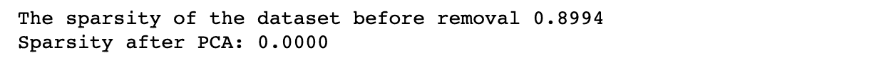 最佳稀疏数据机器学习模型