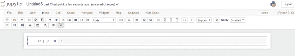 Jupyter 中的 Python 内核