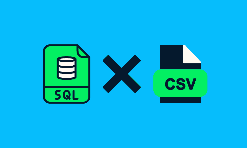 SQL 与 CSV