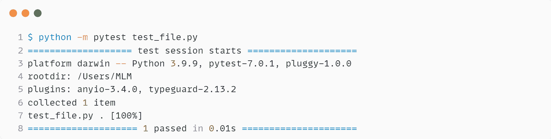 Pytest 示例来自书籍